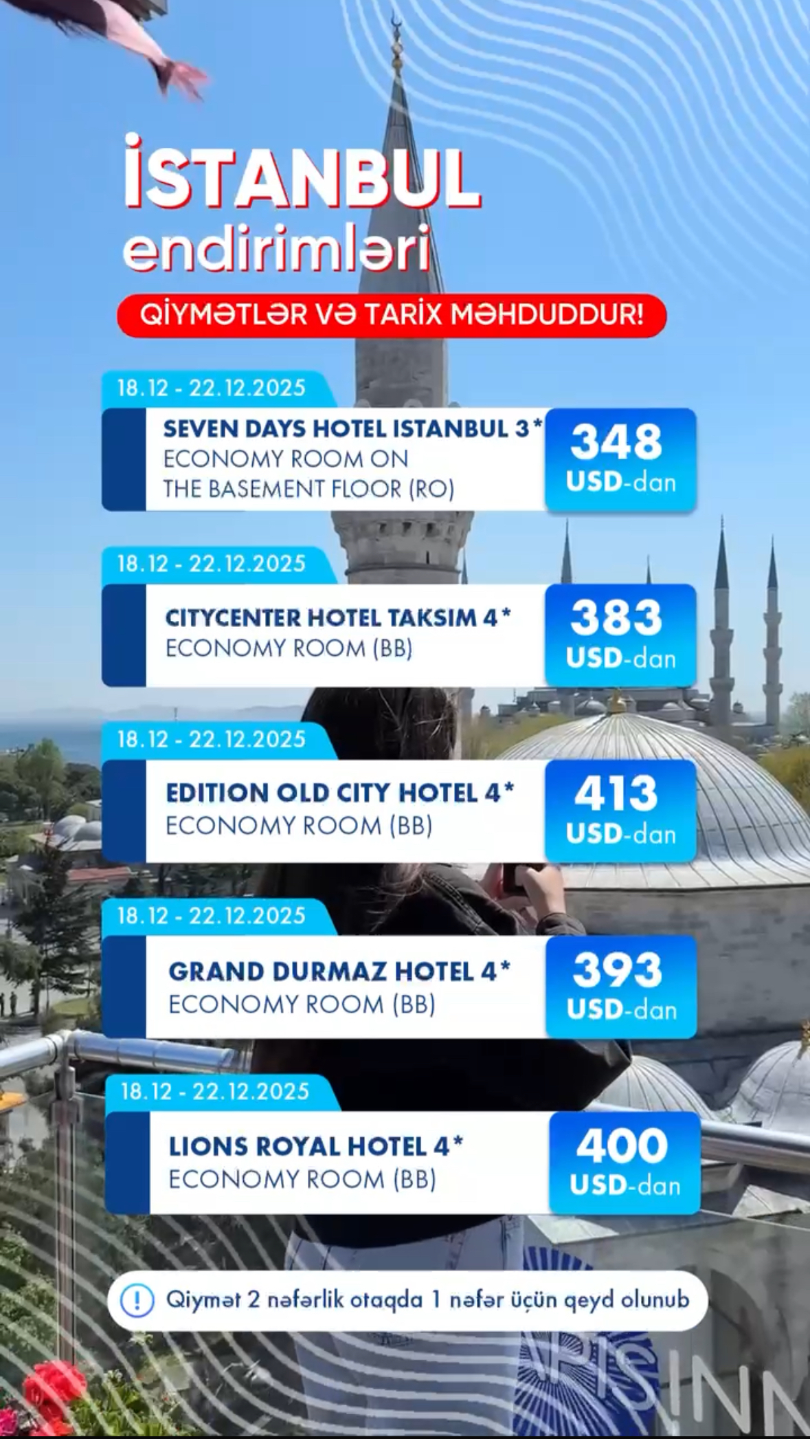 İstanbul səfəri