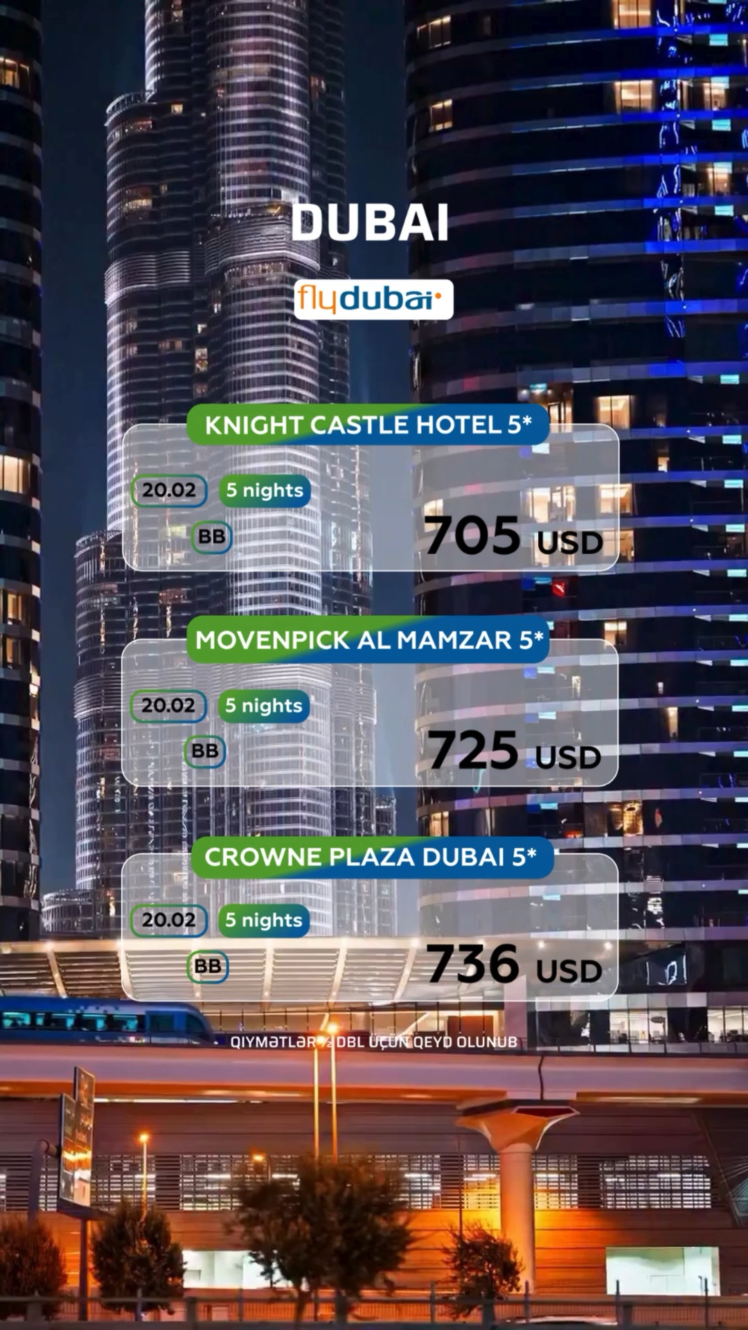 Möhtəşəm Dubay sizi gözləyir!