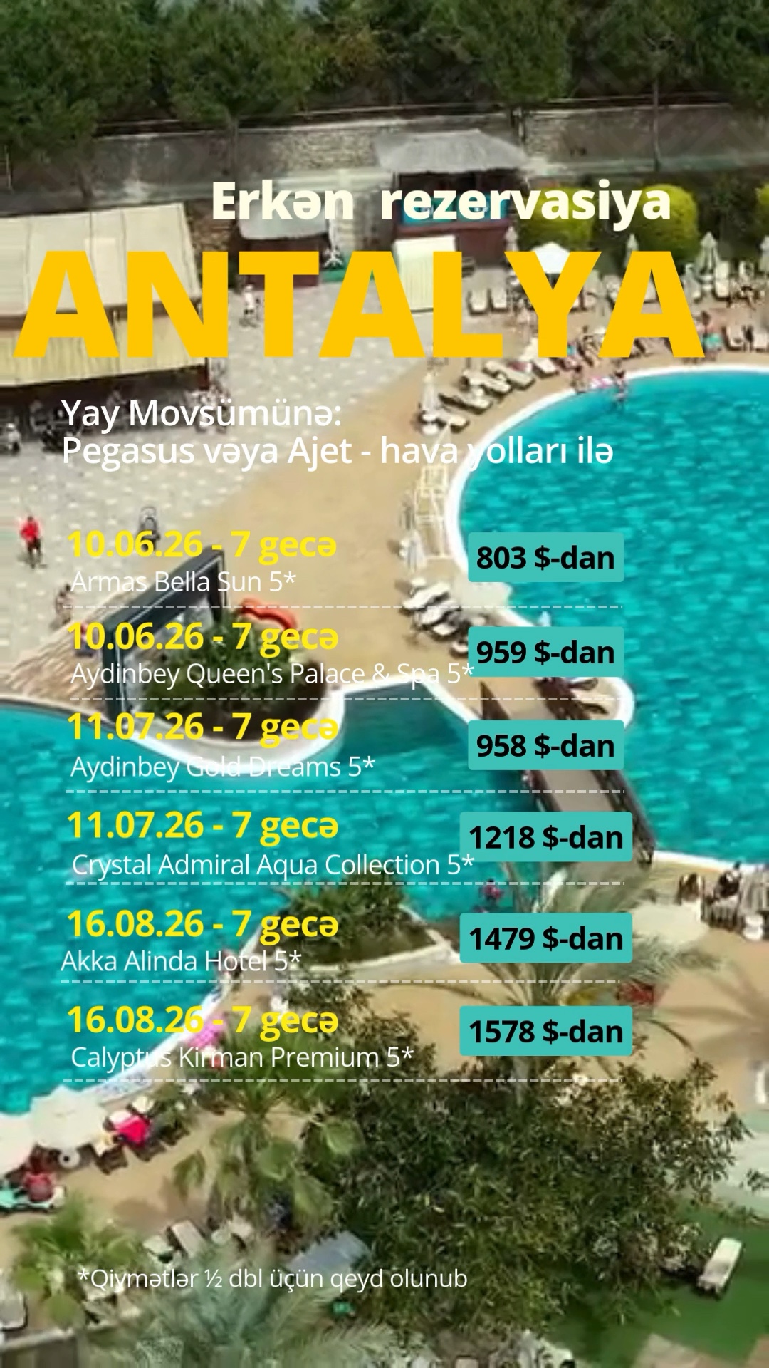 🌞✈️ ANTALYA✈️🌞