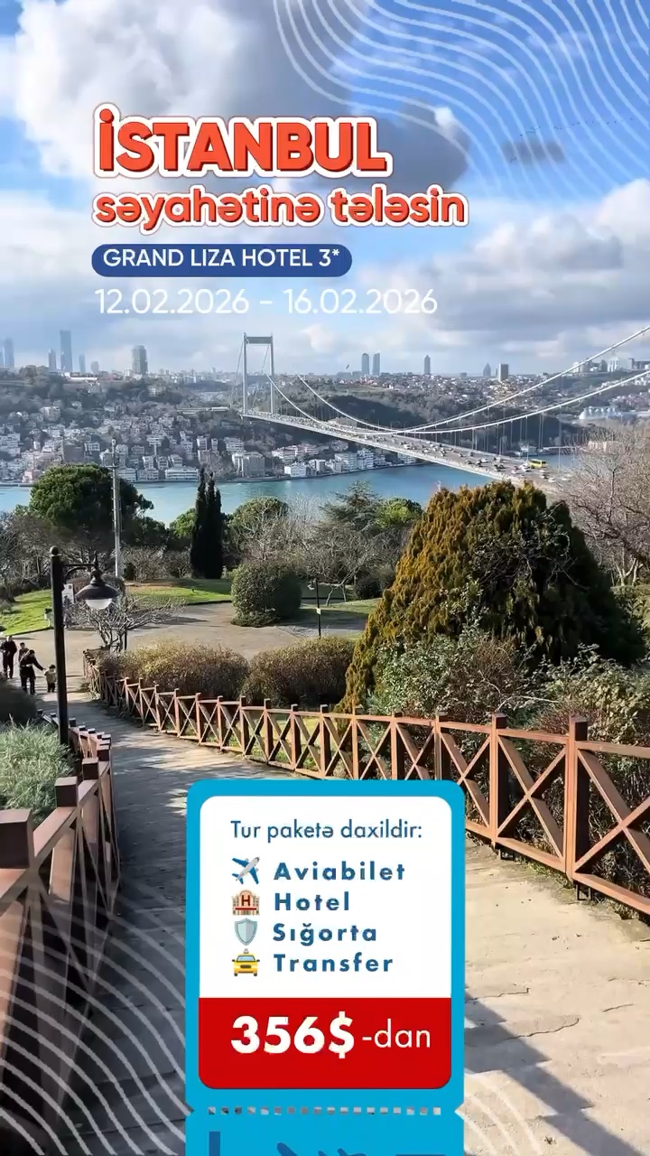 Bu Sevgililər Günündə İstanbulun romantik küçələri sizin sevgi hekayənizə şahidlik etsin! ✈️❤️