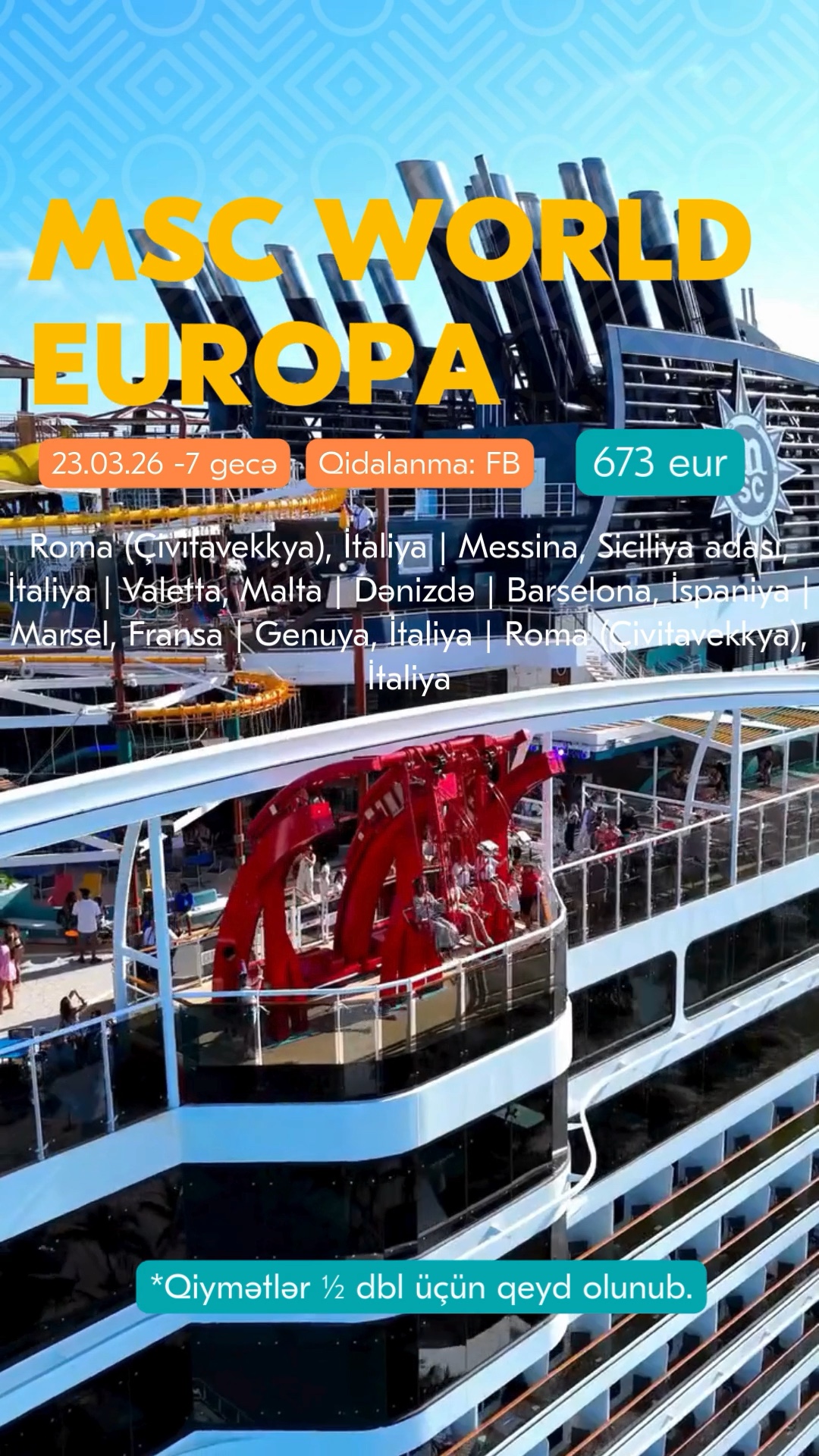 🛳️Kruiz: MSC World Europa - MSC Cruises