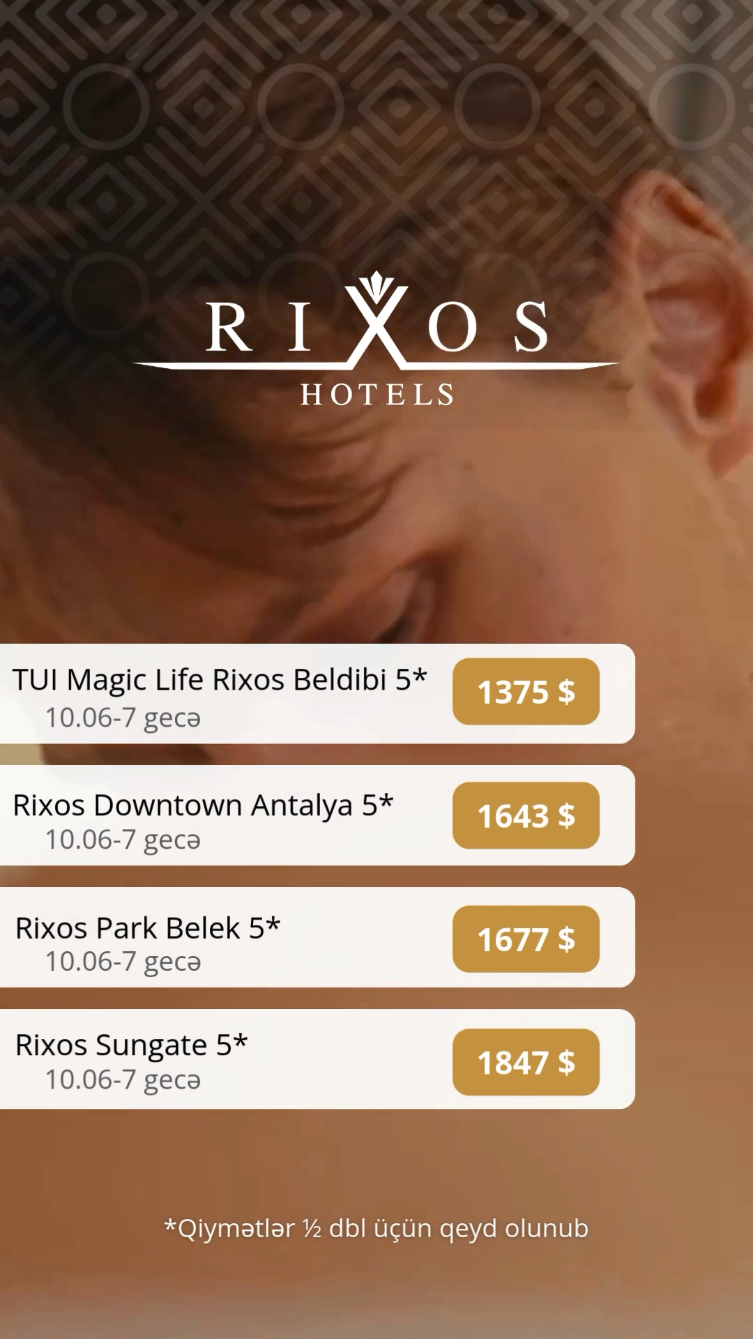 🌴 RIXOS HOTELS | ANTALYA 5★ 🌴