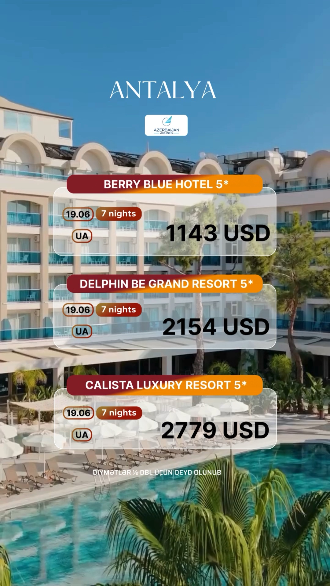 Antalya – İstirahət vaxtıdır!