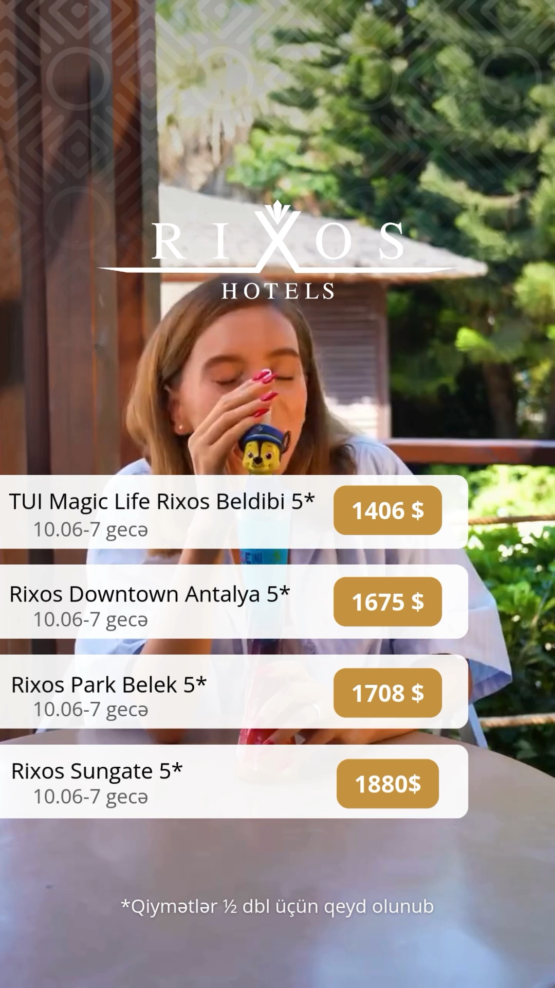 🌴 RIXOS HOTELS | ANTALYA 5★ 🌴