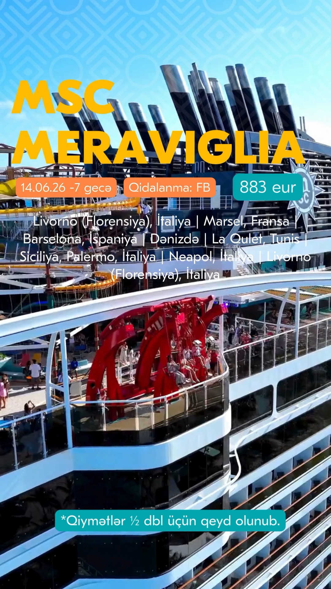 🛳️Kruiz: MSC Meraviglia - MSC Cruises