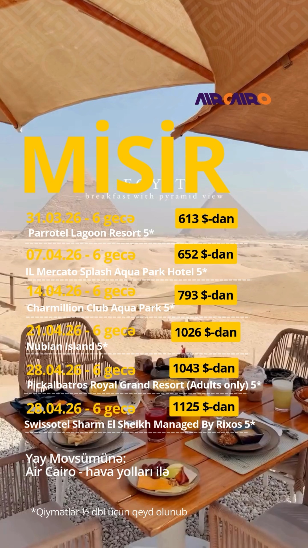 MISIR – yay istirahəti üçün ideal seçim!