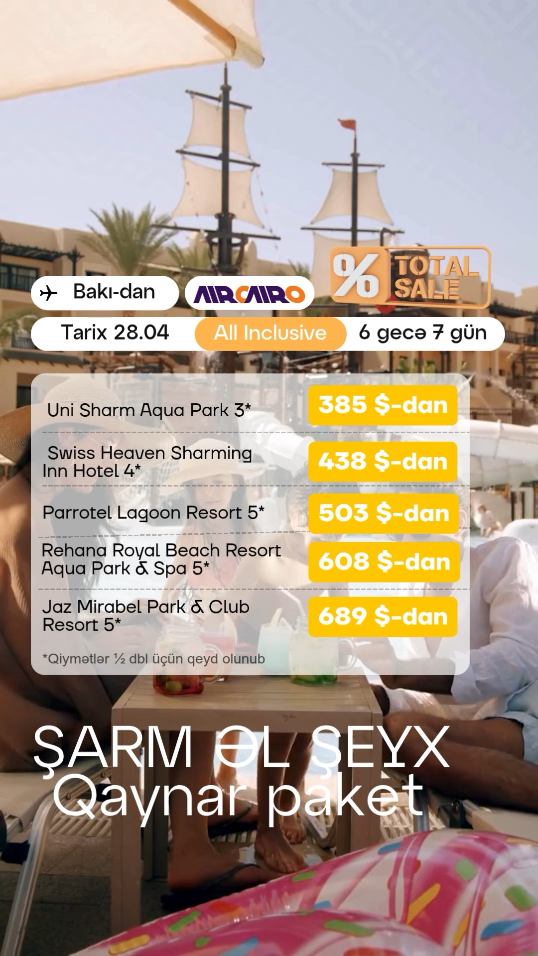 Rehana Royal Beach Resort Aqua Park & Spa