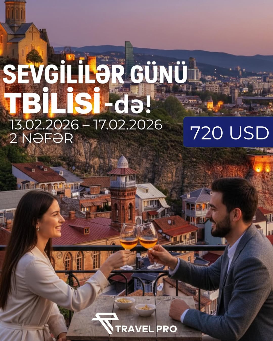Sevgililər Gününə Özəl romantik Tbilisi
