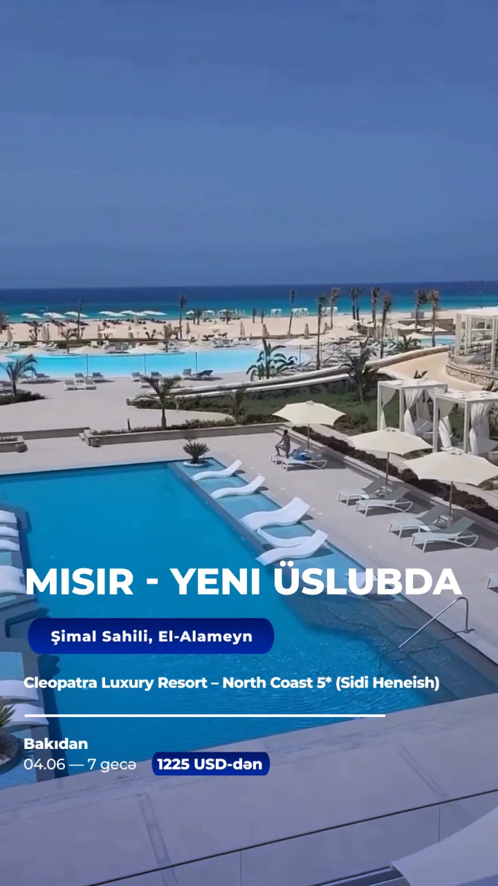 🏖 Misiri yenidən kəşf edin — Şimal sahili, El-Alameyn
