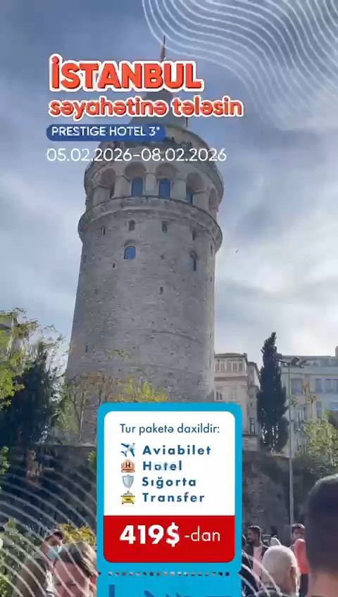 İstanbulun tarixini Prestige Hotel-in butik rahatlığı və klassik toxunuşları ilə kəşf etməyə hazır olun! ✈️🇹🇷