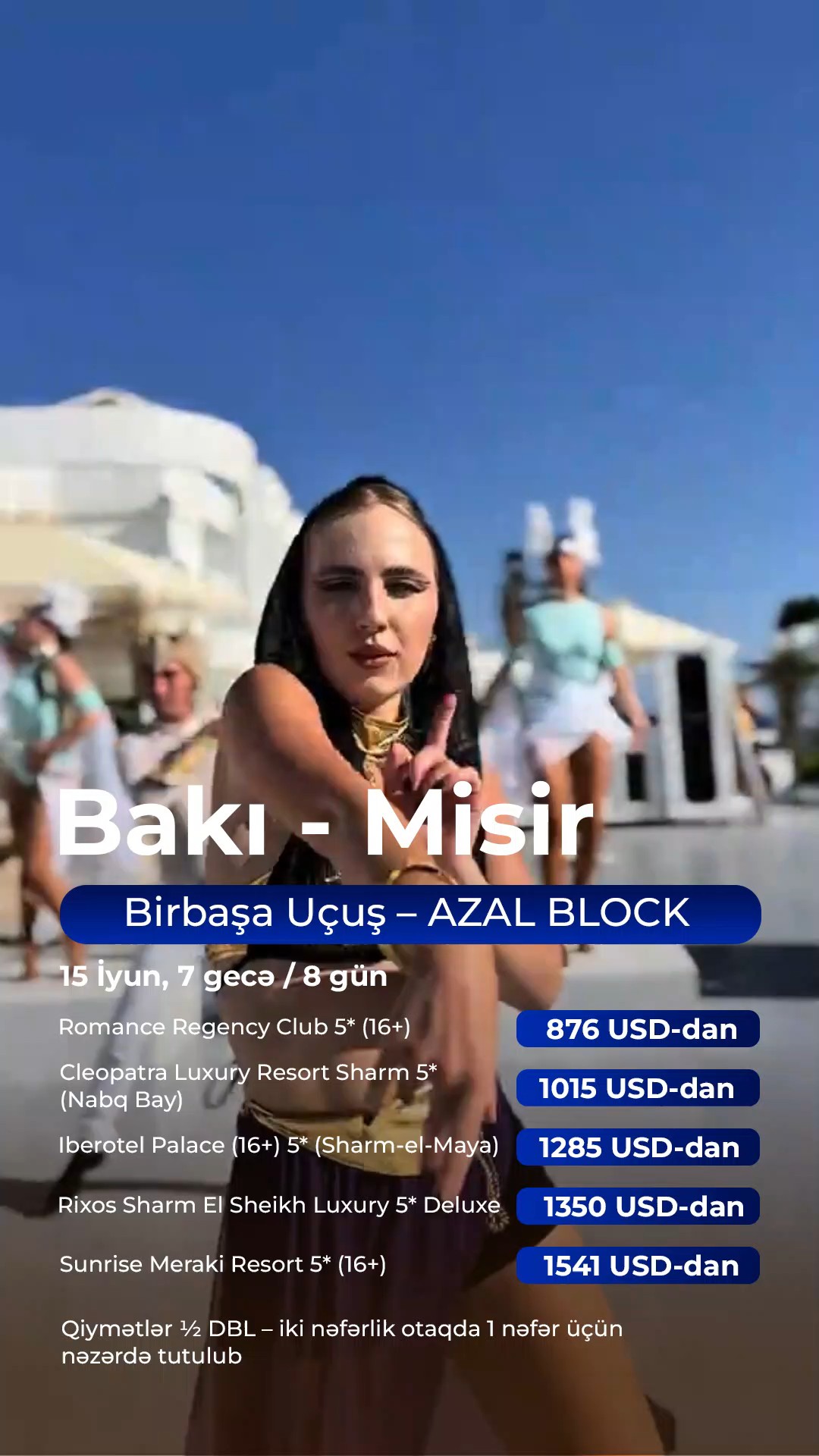 🛫 Bakı ➡️ Misir | Birbaşa Uçuş – AZAL BLOCK