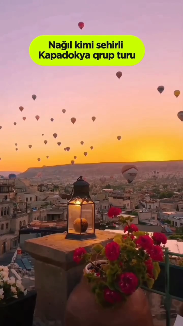 🌋 KAPADOKYA QRUP TURU | APREL NAĞILI ✨