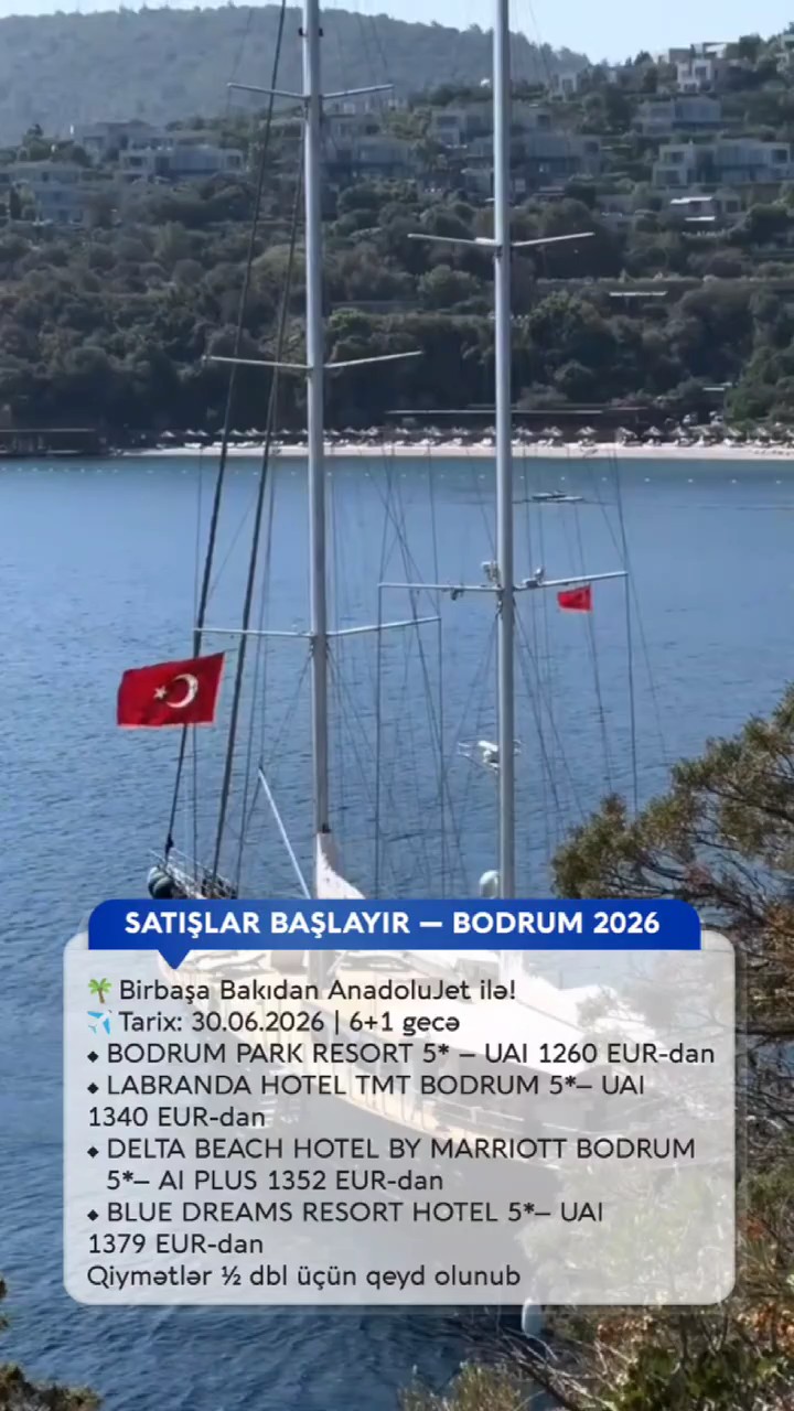 SATIŞLAR BAŞLAYIR — BODRUM 2026