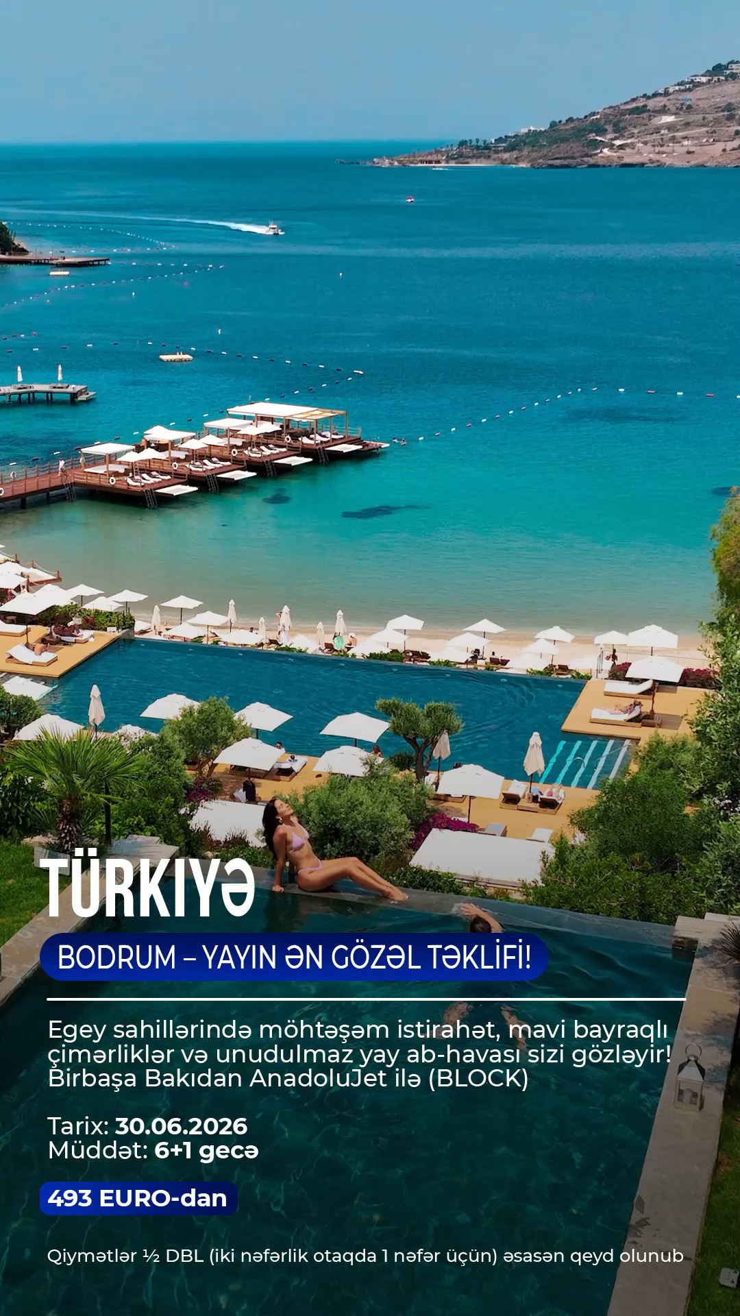 BODRUM – YAYIN ƏN GÖZƏL TƏKLİFİ! 🇹🇷☀️
