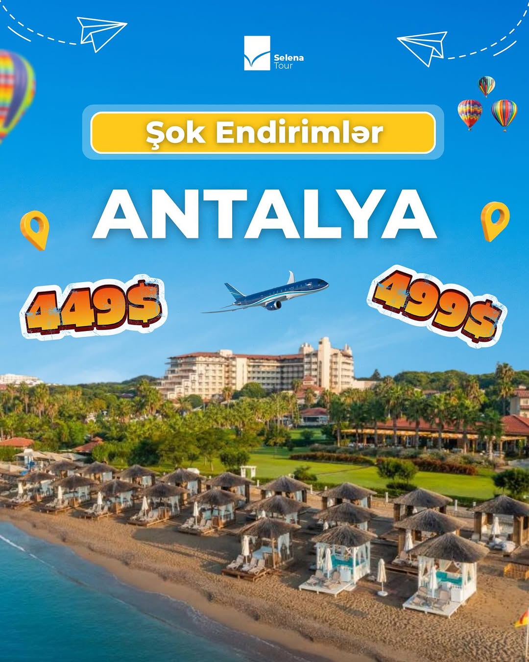 ✈️ Qaynar Təkliflər Davam Edir!