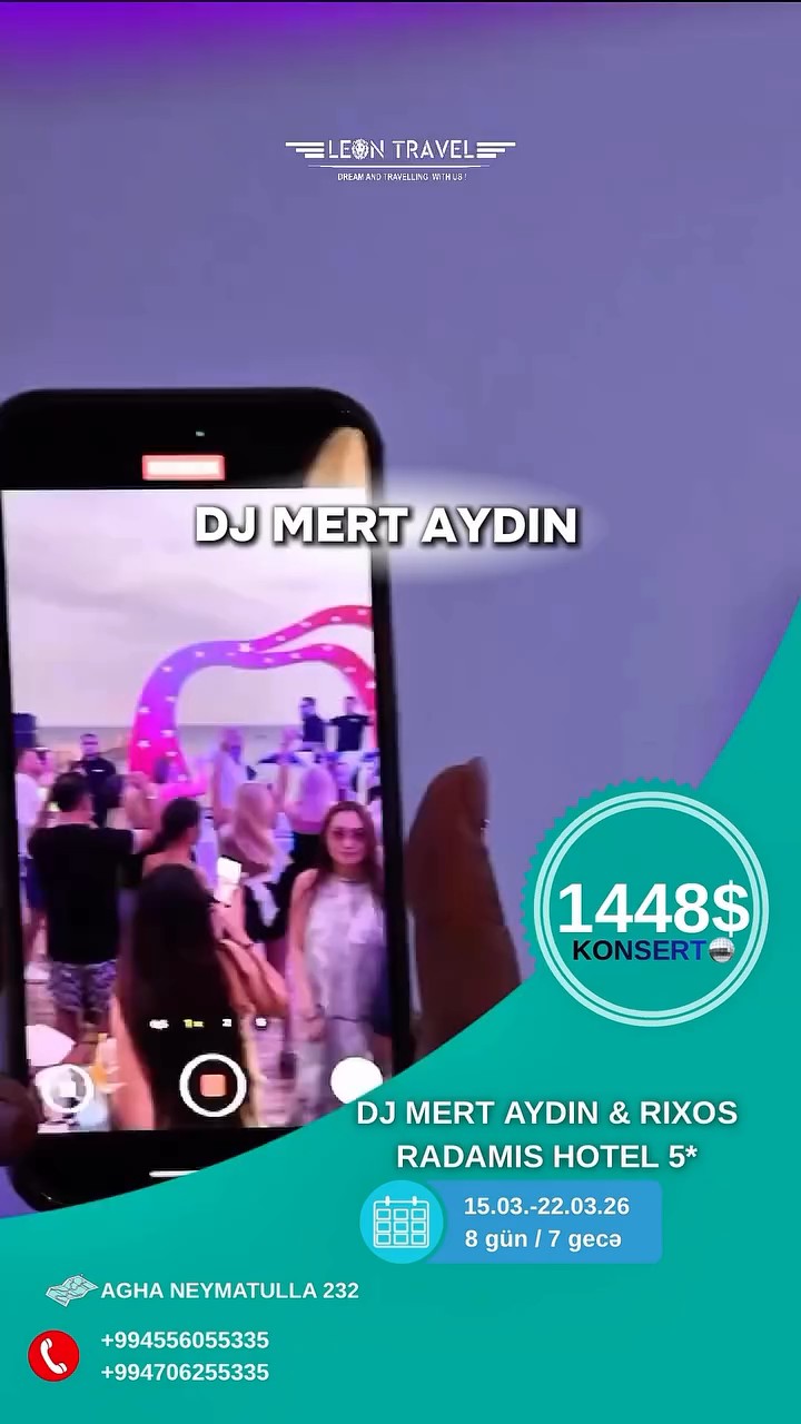 DJ MERT AYDIN SHARM-EL SHEYX-də ✈️🪩