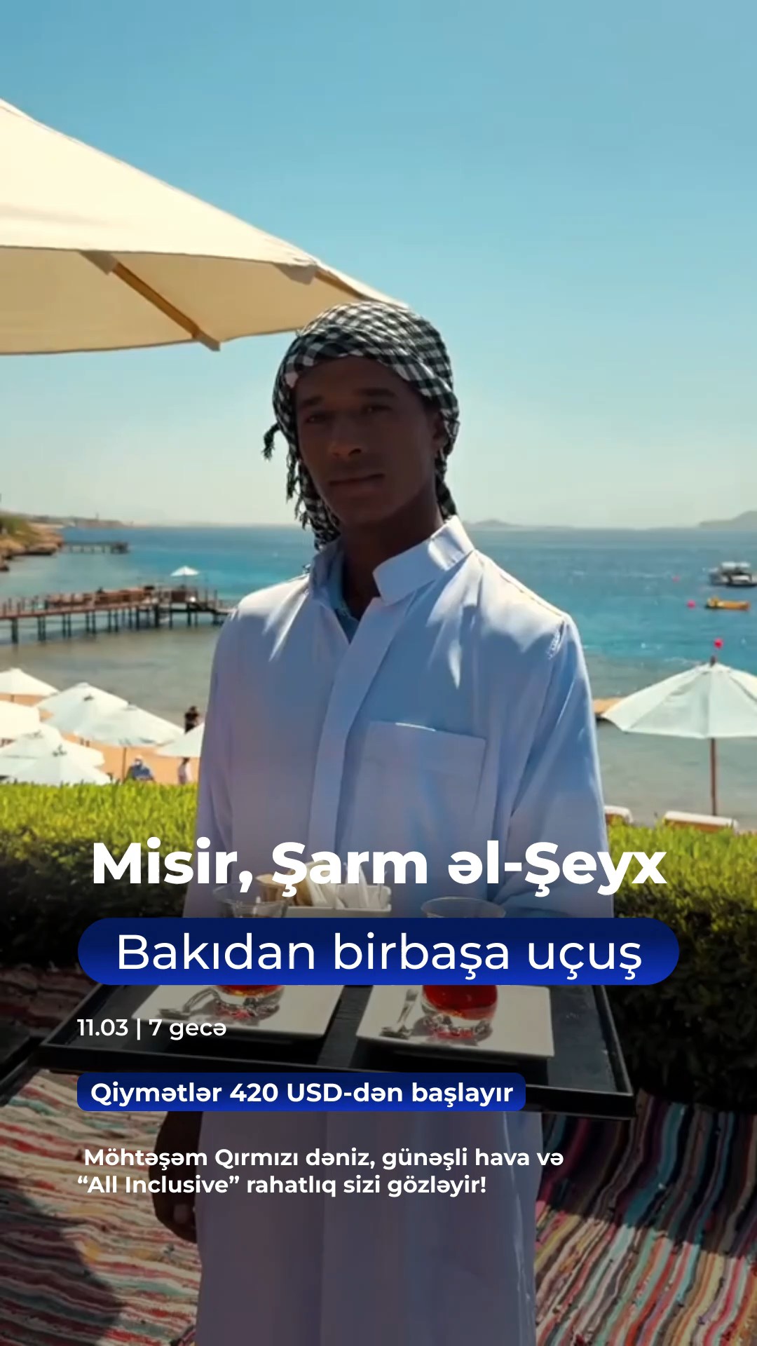 ✈️ Bakıdan birbaşa uçuş – Misir, Şarm əl-Şeyx