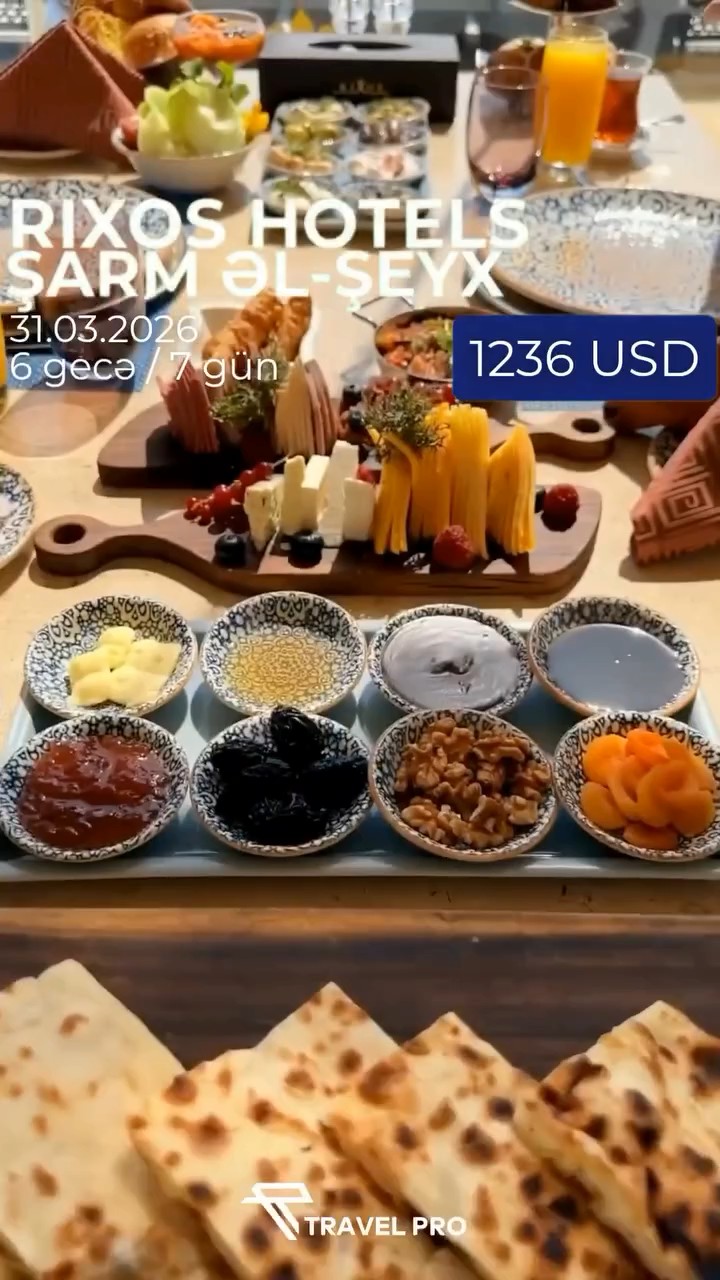 🌊 RIXOS HOTELS – Şarm əl-Şeyxdə lüks istirahət! 🌴