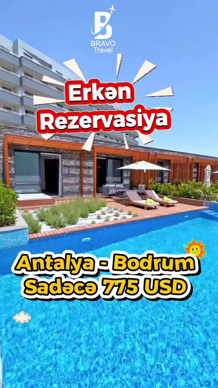 ANTALYA & BODRUM – Erkən rezervasiya qiymətləri ilə ✈️🌊