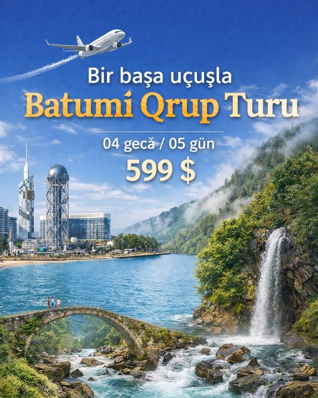 🌊 Şəhərdən Yoruldun? Yayda Özünə 5 Günlük Dəniz Hədiyyə Et!
