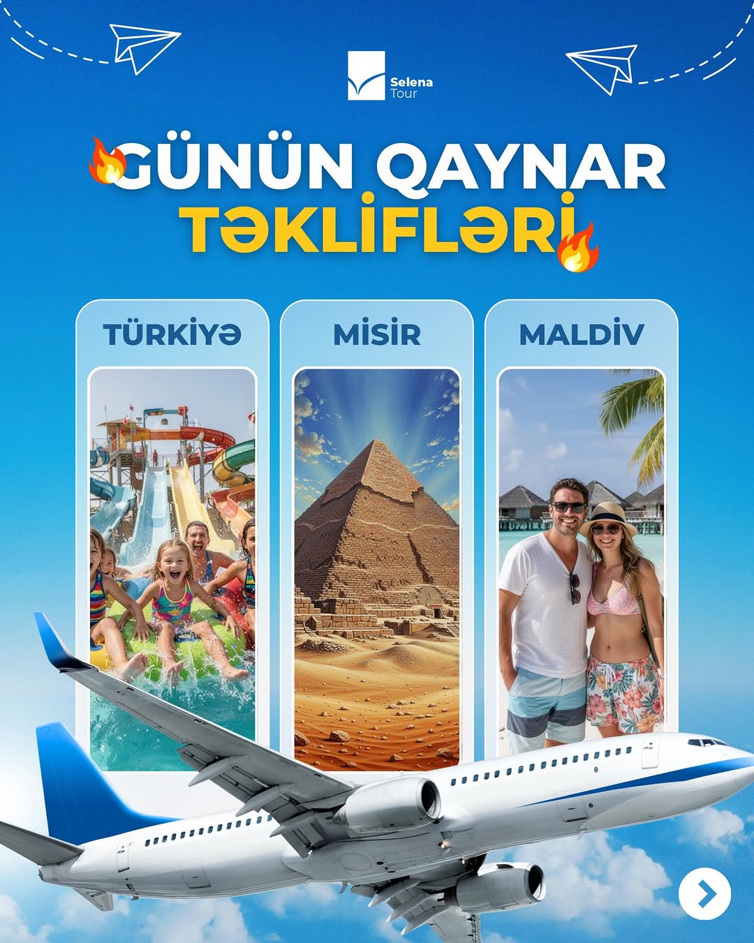 Günün təklifi ✈️ Bakidan 🇪🇬 *Misir (Şarm Əl-Şeyx)*