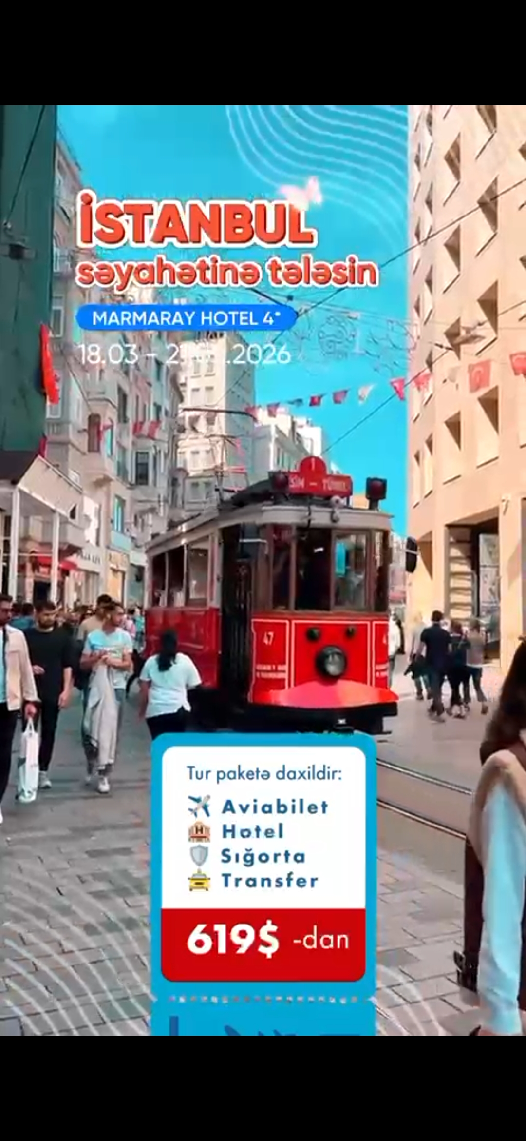 Novruz tətilinizi İstanbulun sehrli atmosferində qeyd edin! ✈️🇹🇷