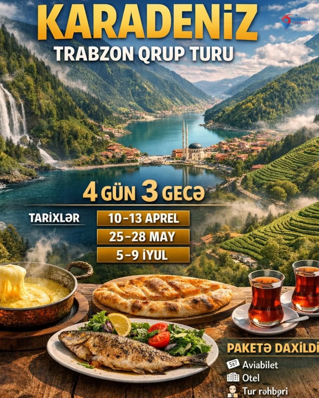 MÖHTƏŞƏM KARADENİZ QRUP TURU ✈️