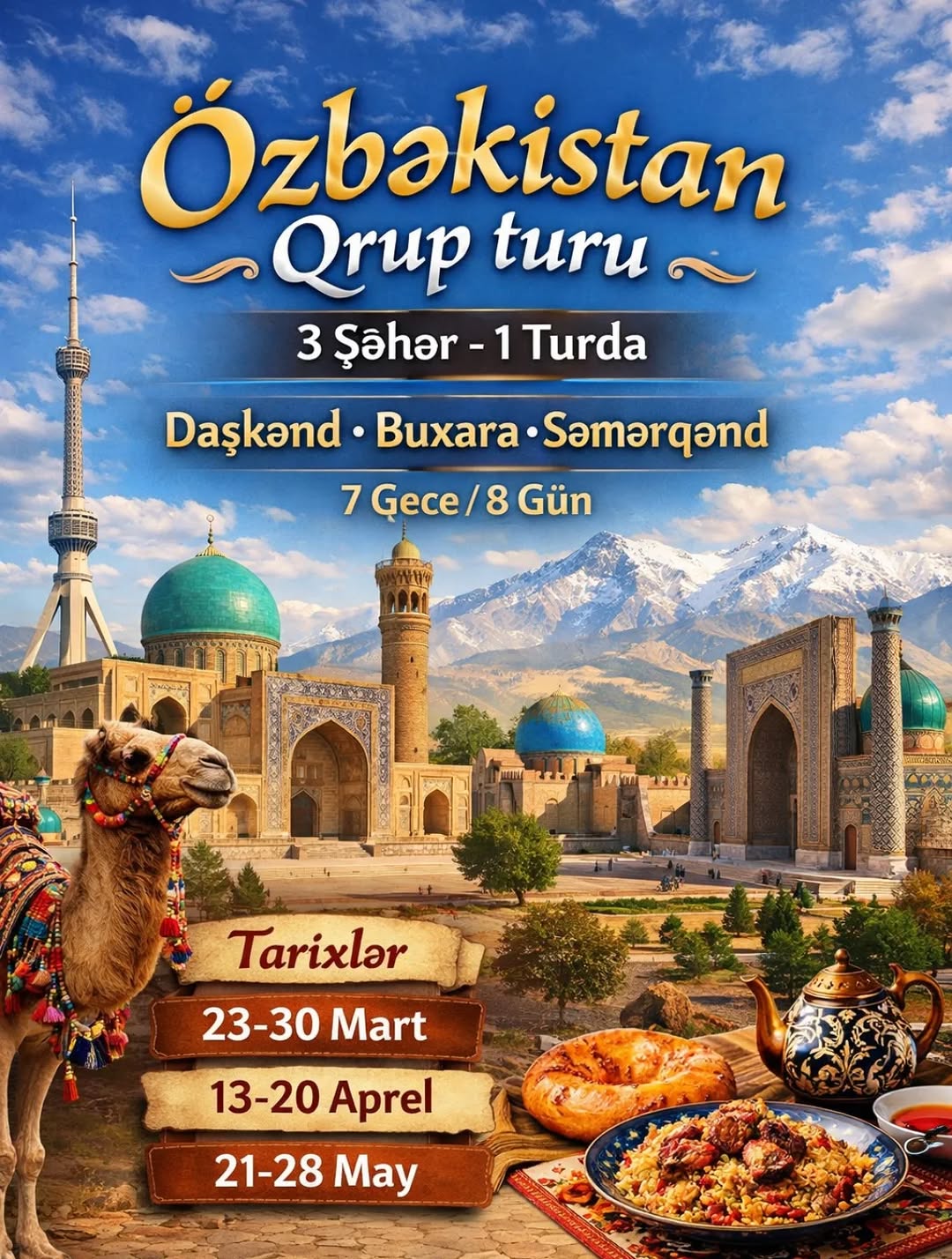 Özbəkistan Qrup Turu 🇺🇿✨
