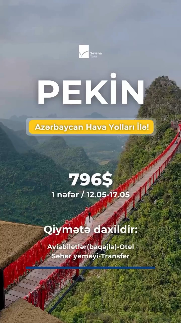 BAKIDAN BİRBAŞA ÇİNƏ !!!