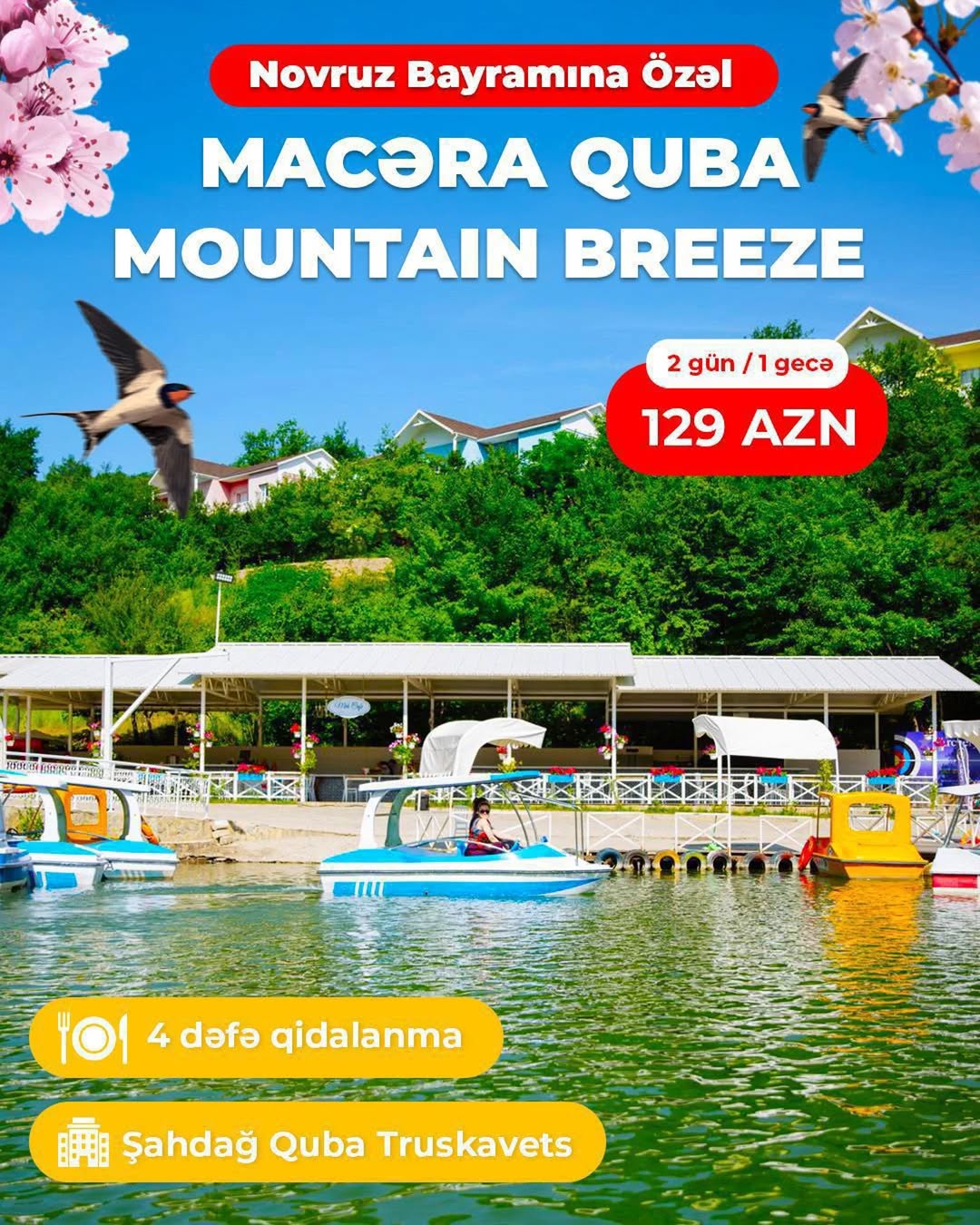 🎉 NOVRUZ BAYRAMI 🏔 MACƏRA QUBA – MOUNTAIN BREEZE TURU