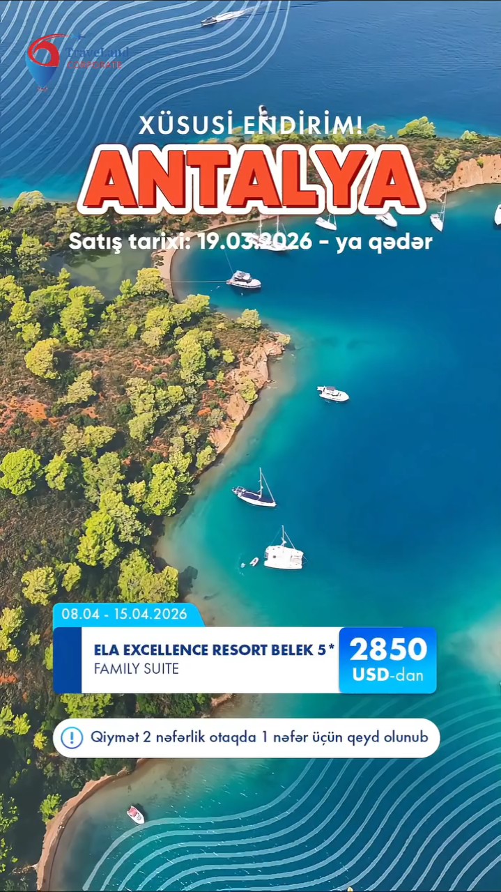 Cəmi 2 gün qaldı! Xüsusi endirimi qaçırmayın. 🔥