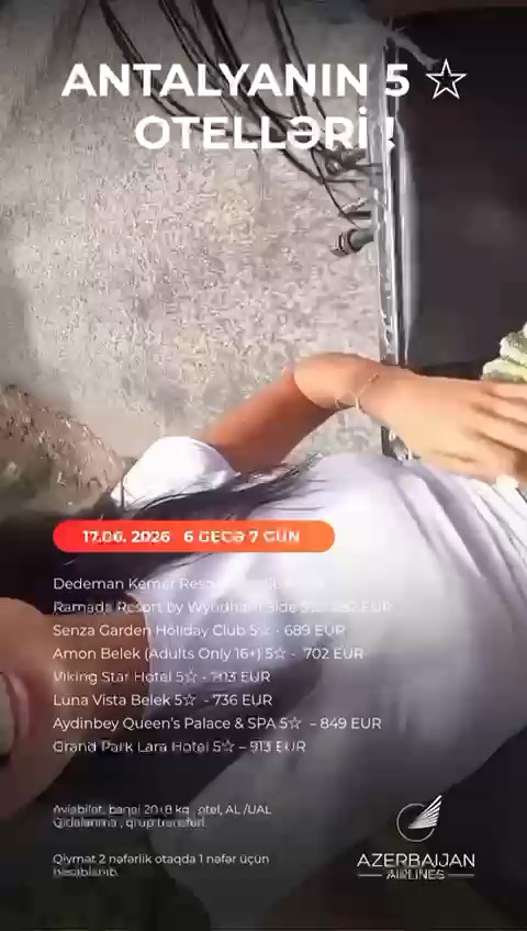ANTALYANIN 5* OTELLƏRİ !