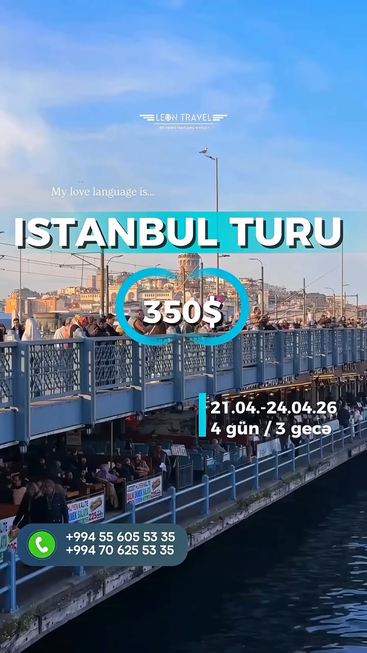 Istanbulun yazi fərqli gözəldi