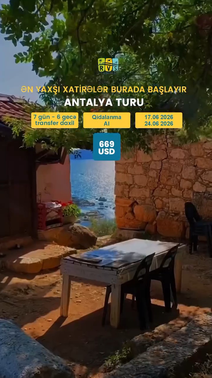 🌴 17.06.2026 – 24.06.2026 | Antalya Turu 🌴