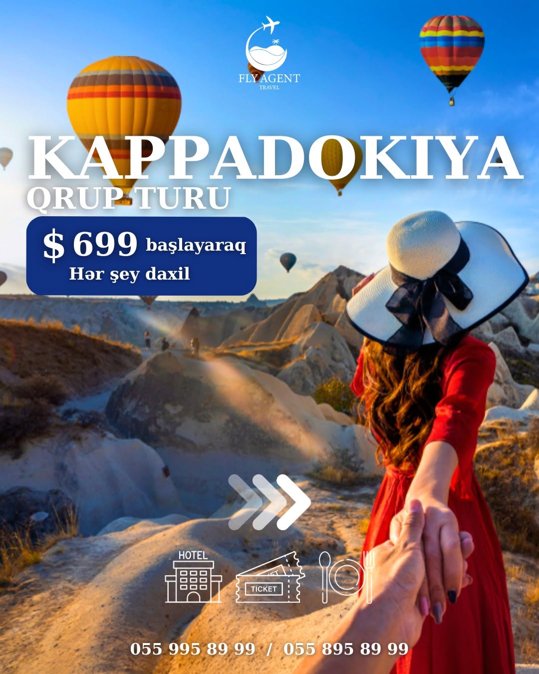 YAZ YAY AYINA ÖZƏL KAPPADOKIYA QRUP TURU