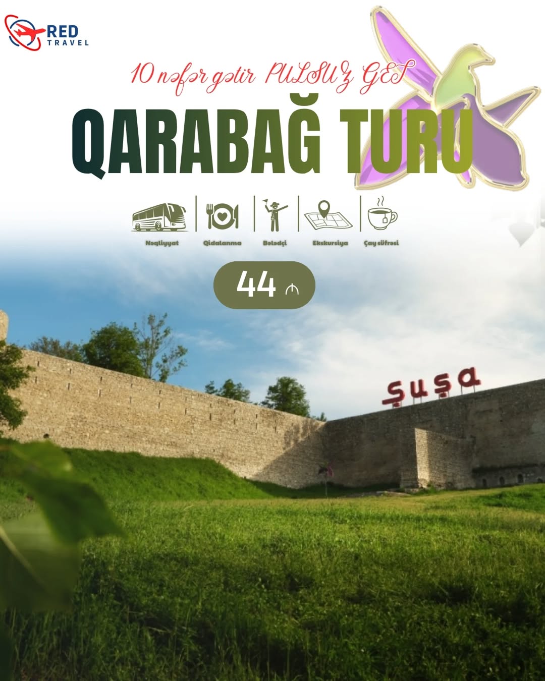 Şuşa - Xankəndi - Ağdam - Xocalı - Əsgəran İsa Bulağı Turu 🇦🇿