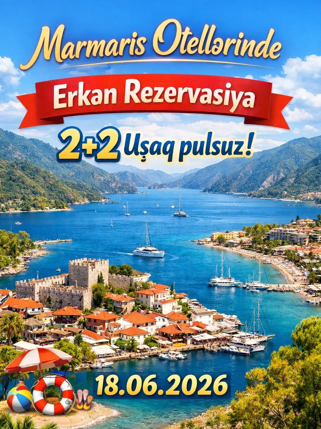Marmarisdə Yayın Ən Gözəl Hekayəsi Səni Gözləyir! ☀️🌊🌿