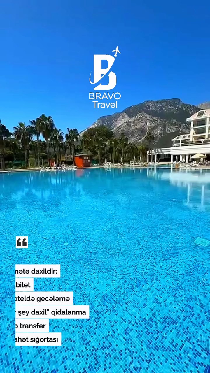 🌴✨ Unudulmaz yay tətilinə hazırsınız? Lüks və komfort sizi gözləyir! ✨🌴