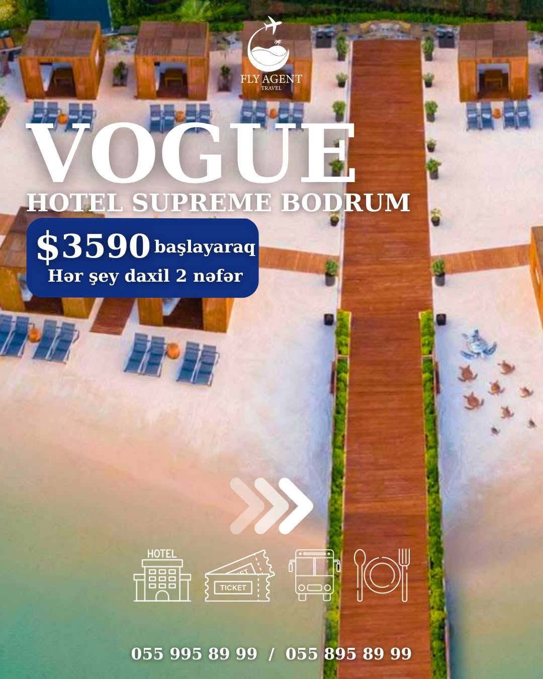 VOGUE HOTEL SUPREME BODRUM 5* (Torba) 💙 30% ilə indi bron et və səyahətə 20 gün qalmışadək ödə 🌊