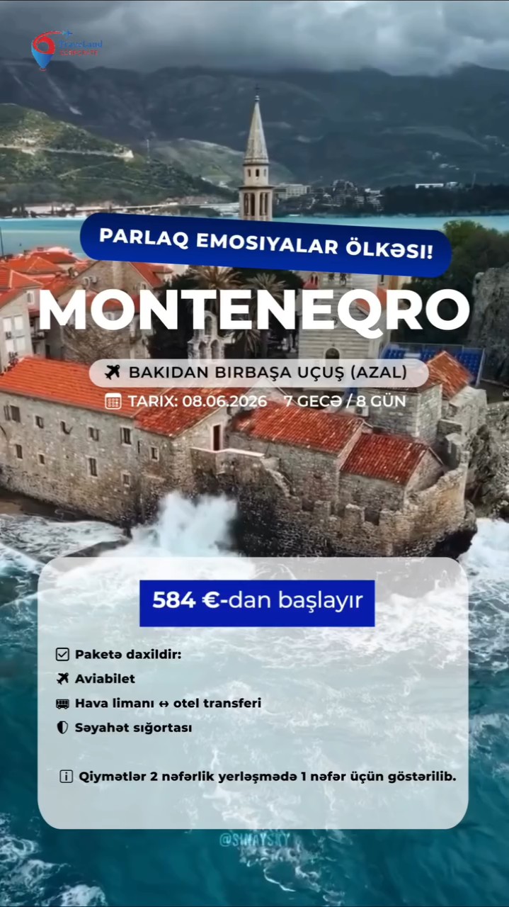 Monteneqro parlaq emosiyalar ölkəsi!