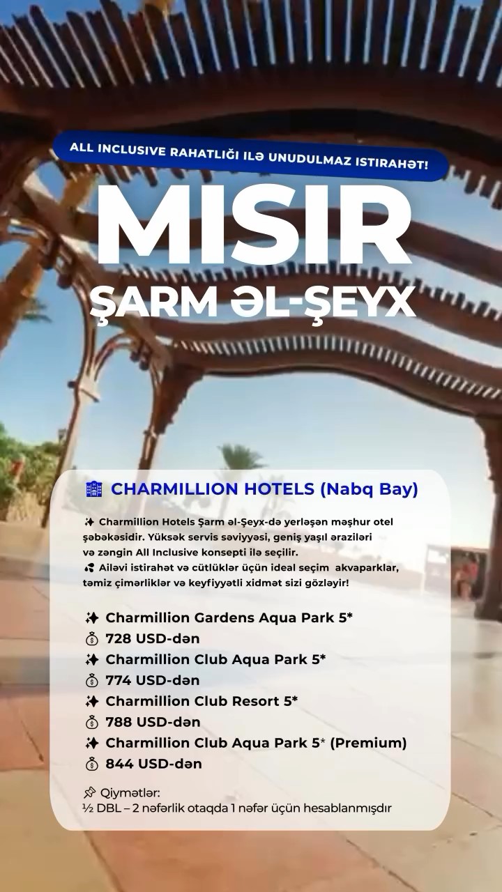 MISIR – ŞARM ƏL-ŞEYX turu