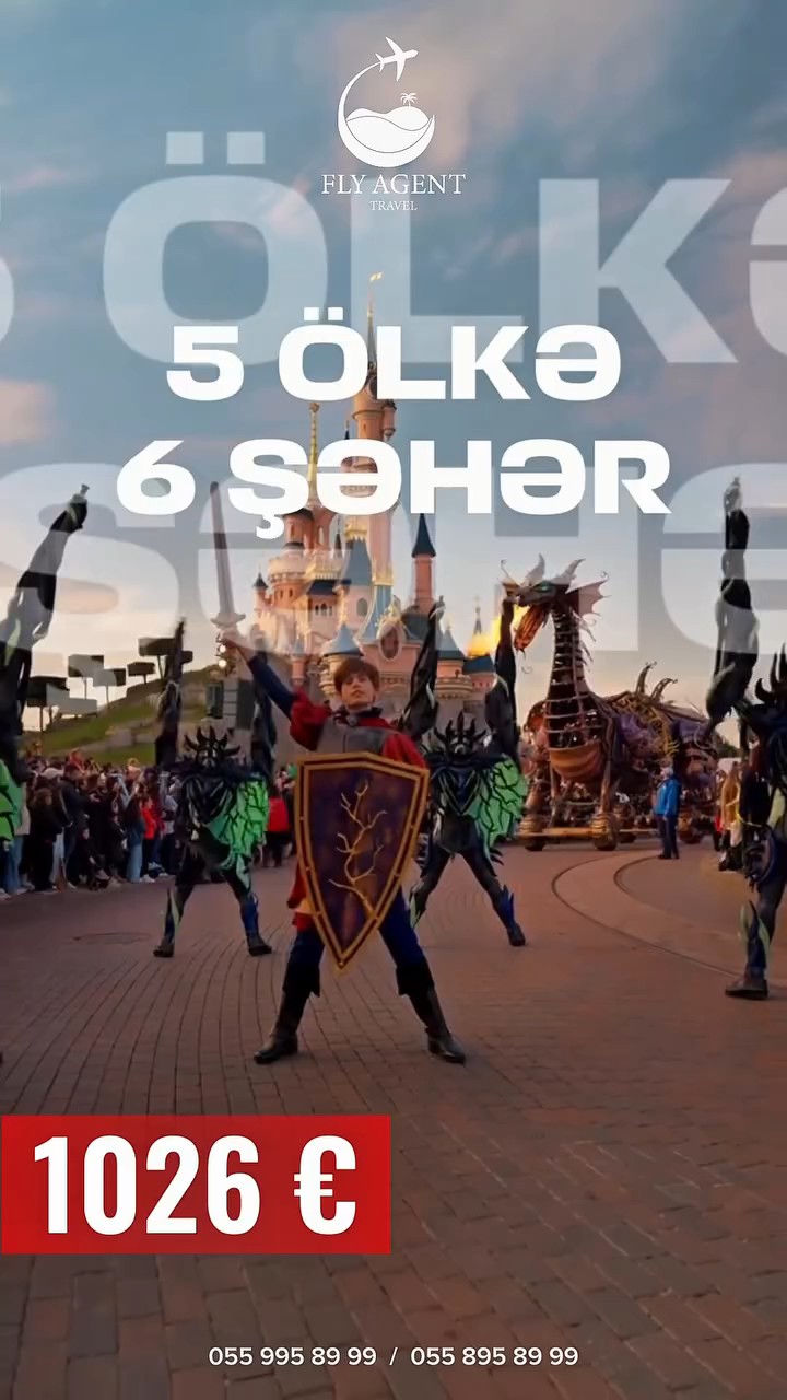 Nağıllar aləmi Disneylanda səyahət ❤️