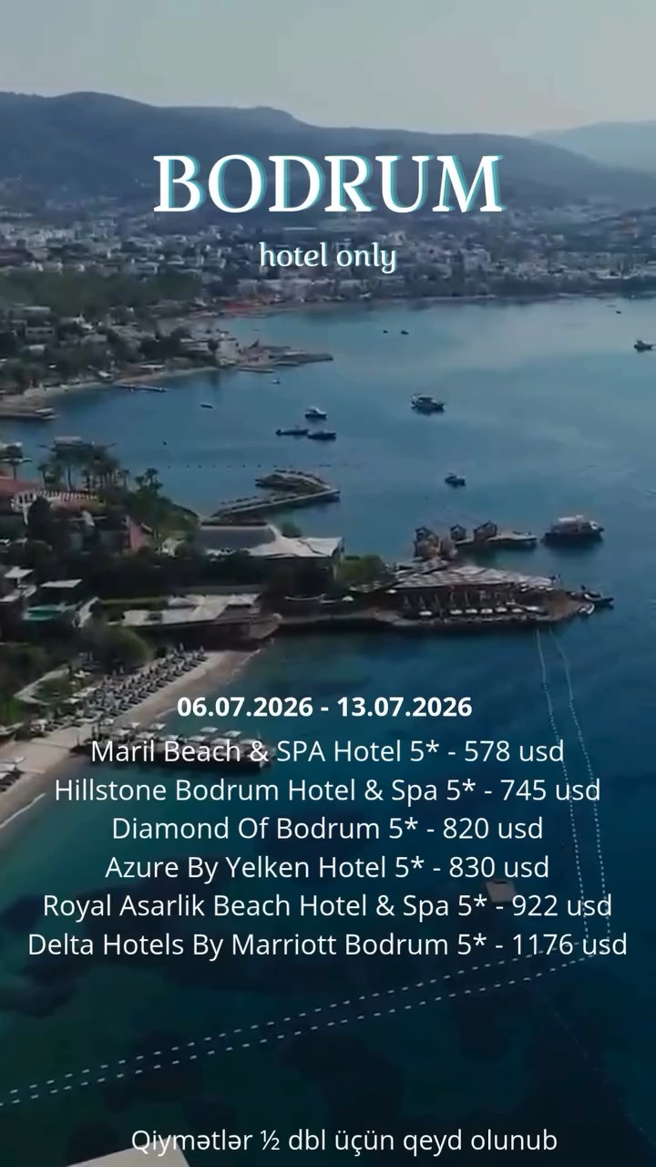 Yayın ən gözəl anları Bodrumda! ✨