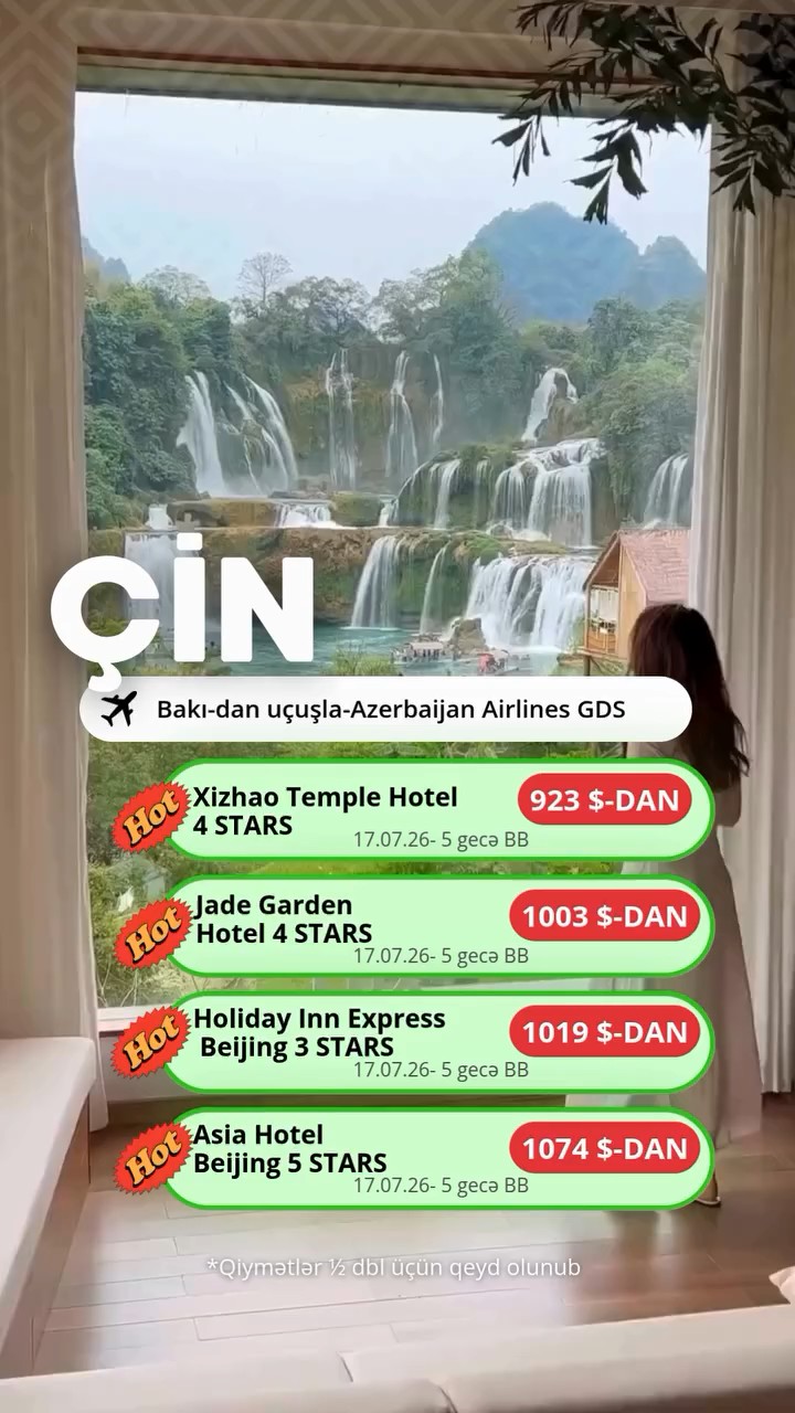 ÇİN – YENİ TREND İSTİQAMƏT!