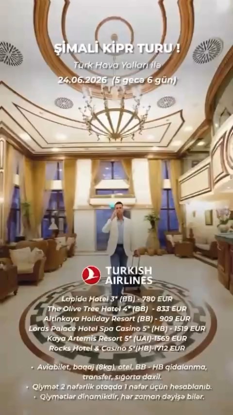 ŞİMALİ KİPR TURU !