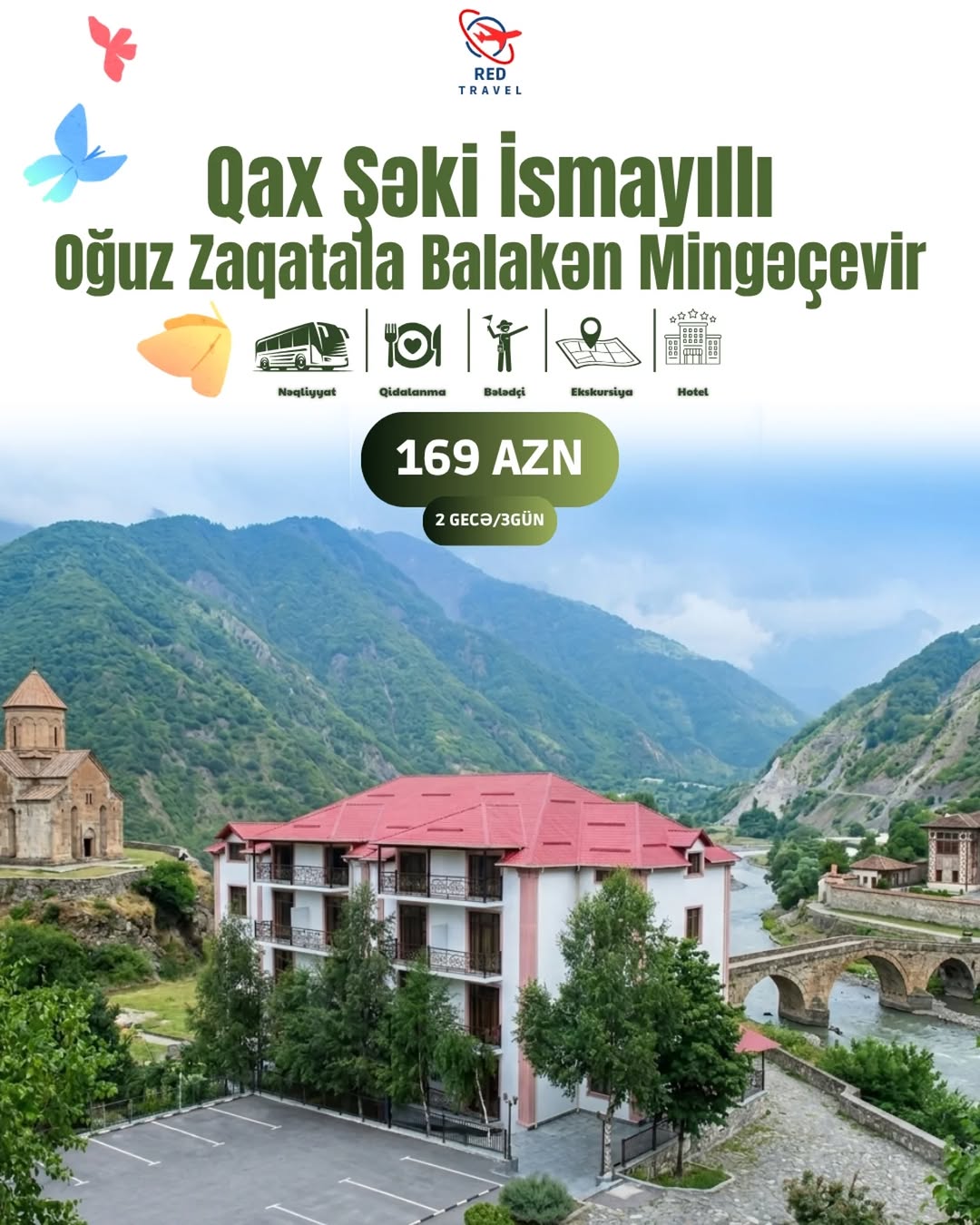 Baharın Ən Gözəl Marşrutu: Komfortlu və Zəngin Proqramlı Region Turu!