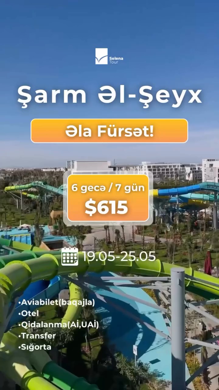 ☀️SHARM-EL-SHEİKH Misirə ela fürsət🐫