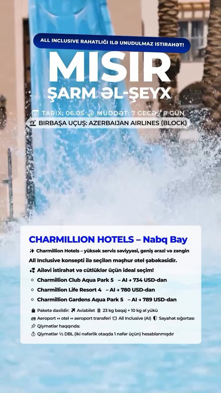 🌴✨ MISIR – ŞARM ƏL-ŞEYX ☀️