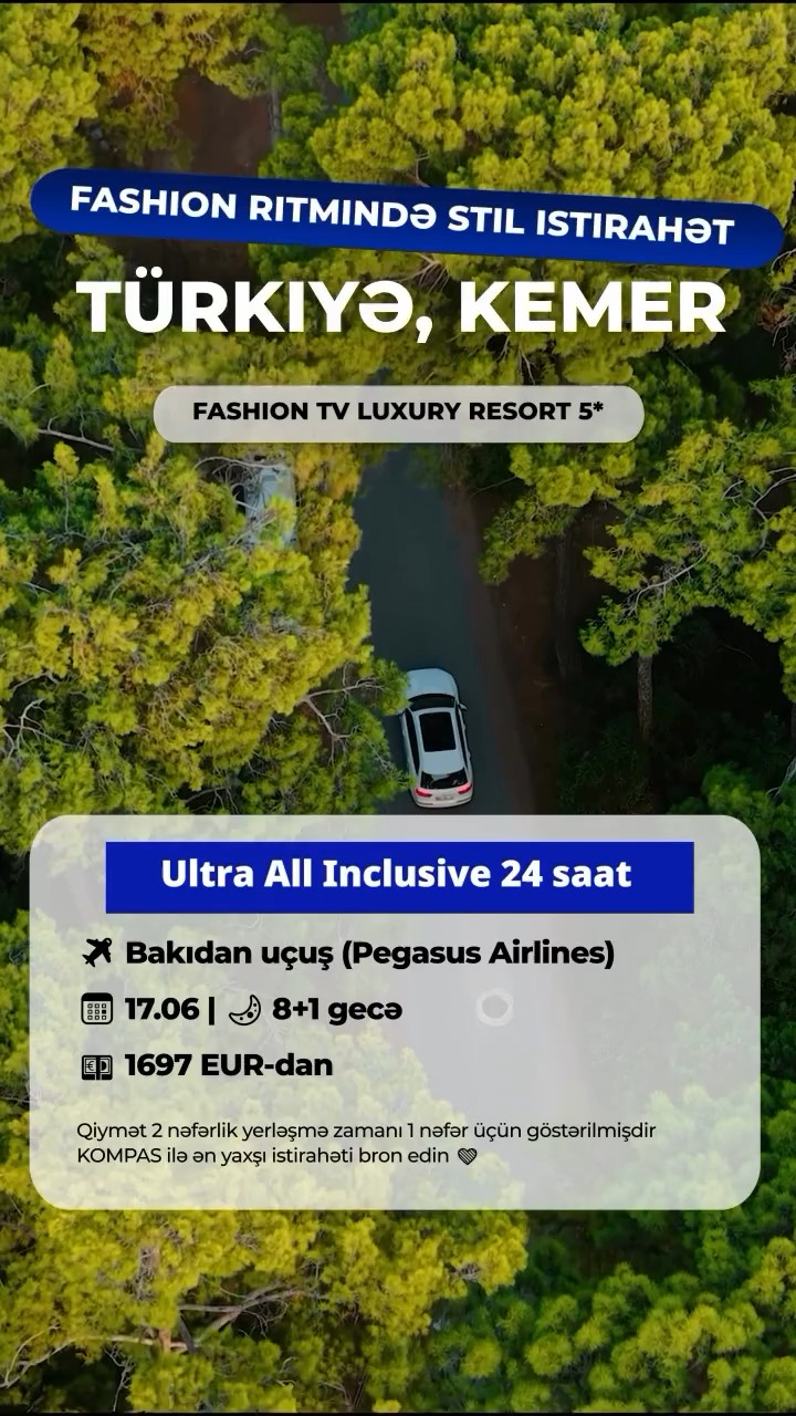 ✨ Türkiyə, Kemer — Fashion ritmində stil istirahət ✨