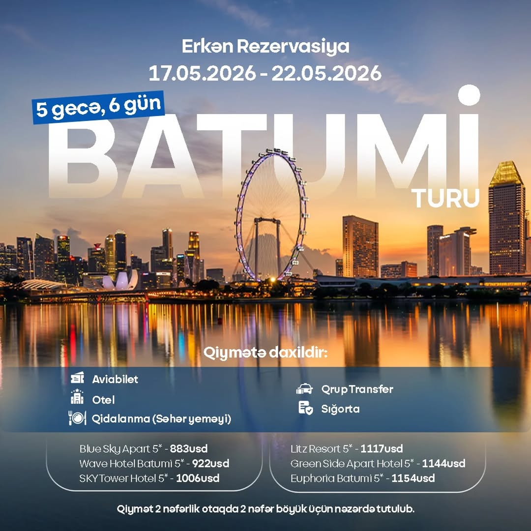 🌊 May ayında Batumi planınız hazırdır? 🇬🇪